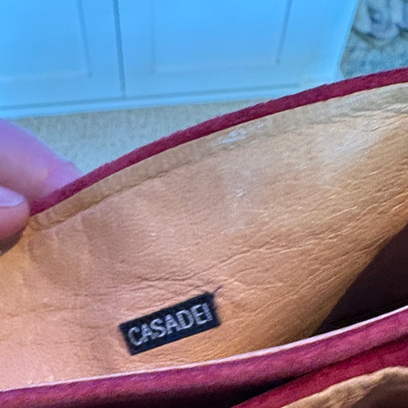 Casadei Red Suade tall Boot - Picture 4 of 8